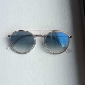 Ray Ban Round Double Bridge Blue